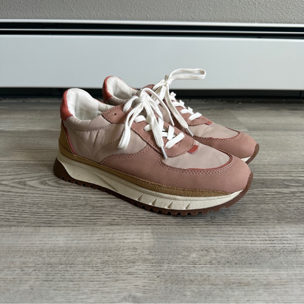Madewell Pink Thick Sole Sneakers 9